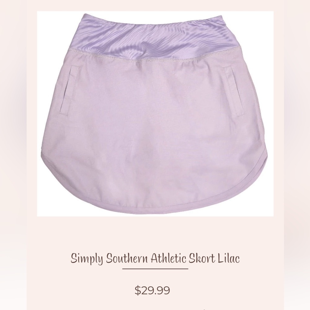 Simply Southern Athletic Skort size large